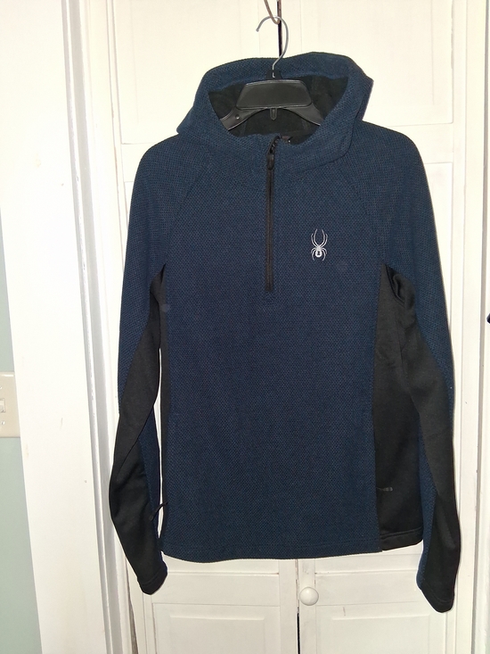 Spyder Other - Spyder Men's Navy Half-Zip Hooded Sweater